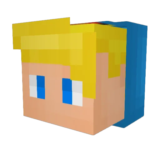 badboya3 Minecraft avatar head, 3D render
