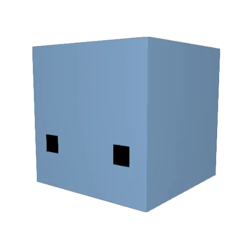 badboybp Minecraft avatar head, 3D render