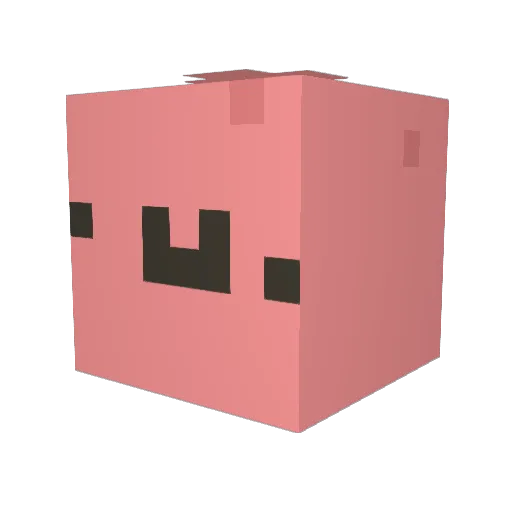 baddestbbygurl Minecraft avatar head, 3D render