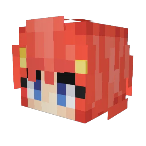 baddie_zalmay Minecraft avatar head, 3D render