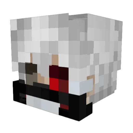 baddiexx12 Minecraft avatar head, 3D render