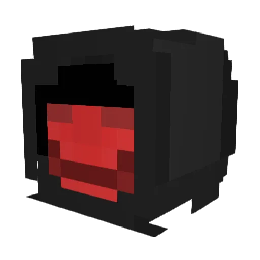 badee Minecraft avatar head, 3D render
