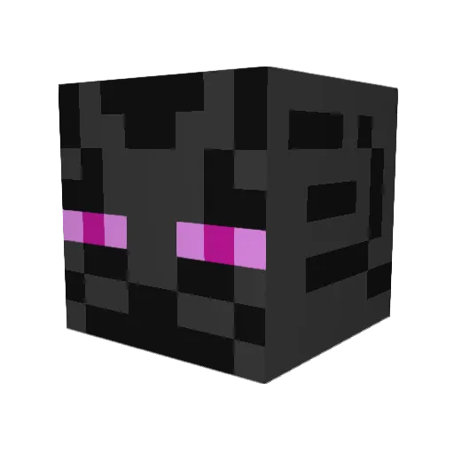 badele Minecraft avatar head, 3D render