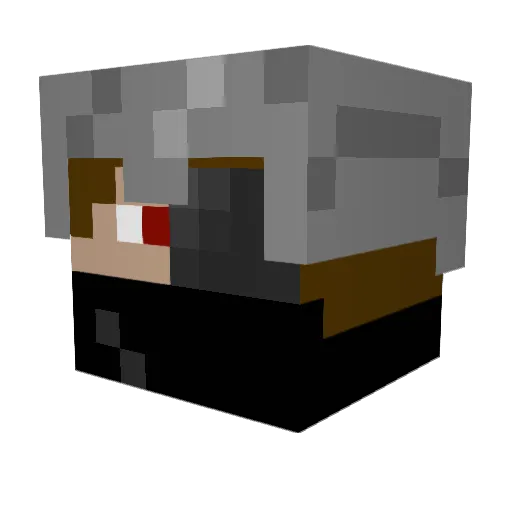 badf2004 Minecraft avatar head, 3D render