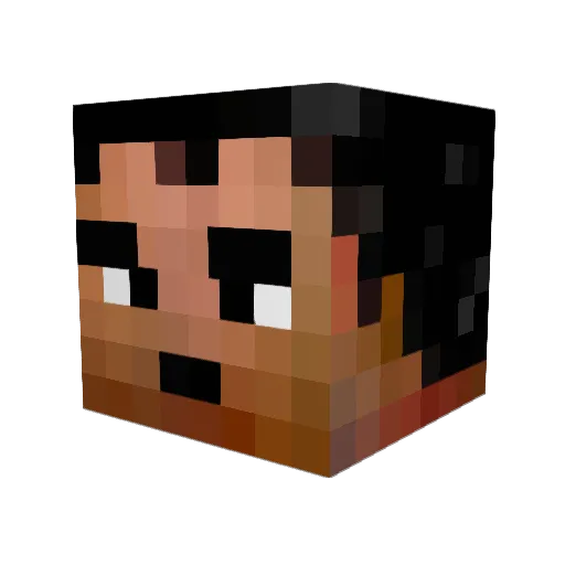 badgamer056 Minecraft avatar head, 3D render
