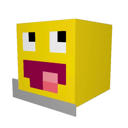 badgersteve Minecraft avatar head, 3D render