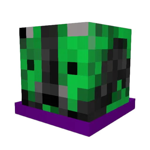badgerthegrouch Minecraft avatar head, 3D render