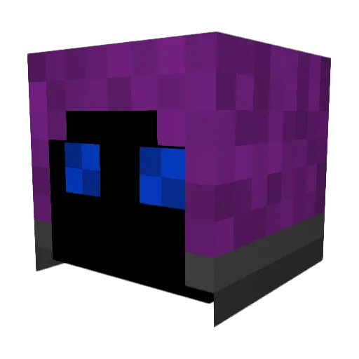 badgerwhack Minecraft avatar head, 3D render