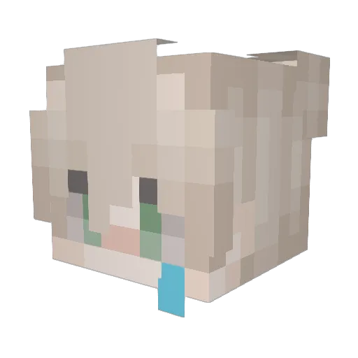 badguy37 Minecraft avatar head, 3D render