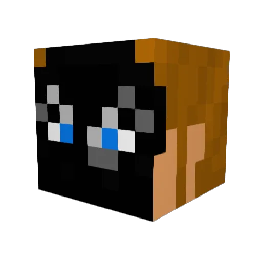 badimpact Minecraft avatar head, 3D render