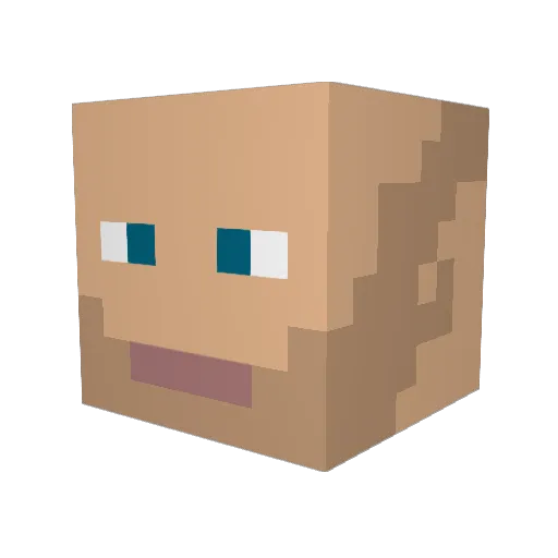 badkittymd Minecraft avatar head, 3D render