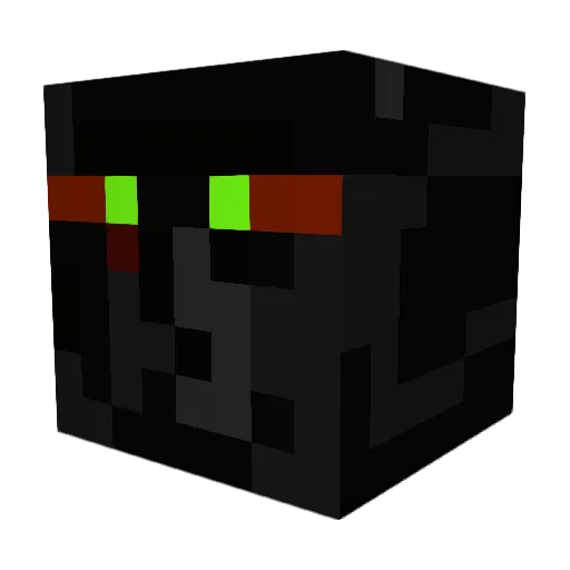 badlajf Minecraft avatar head, 3D render