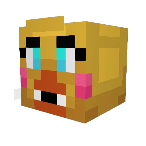 badmamajama1209 Minecraft avatar head, 3D render
