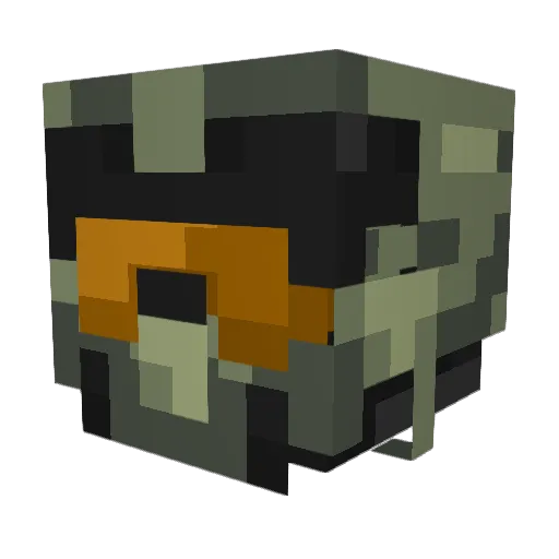 badmc420 Minecraft avatar head, 3D render
