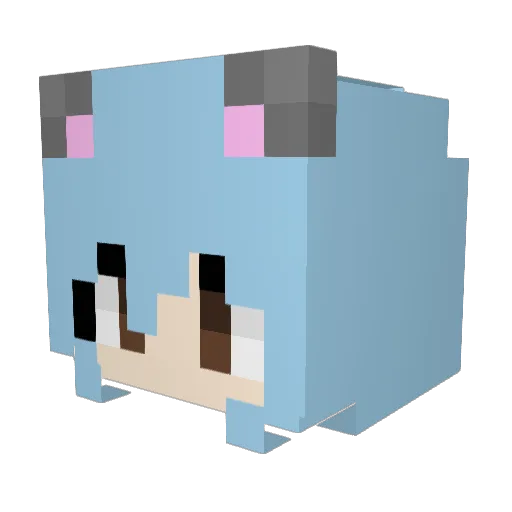 badnick89 Minecraft avatar head, 3D render