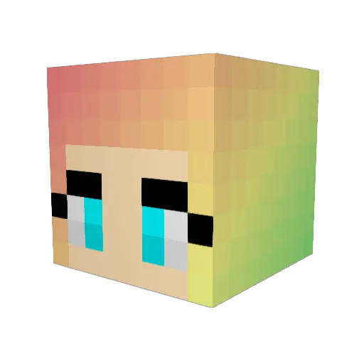 badone1234 Minecraft avatar head, 3D render