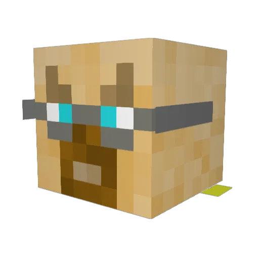 badoon495 Minecraft avatar head, 3D render