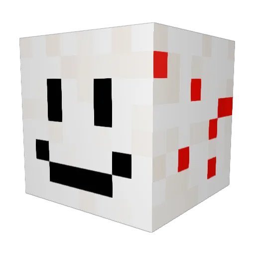 badooor Minecraft avatar head, 3D render