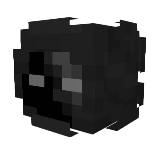badscotch Minecraft avatar head, 3D render