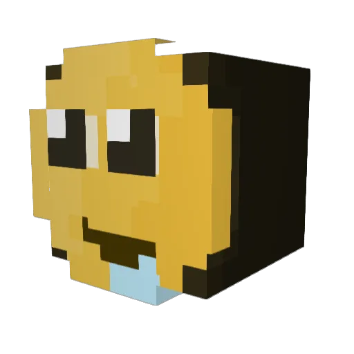 baekjihun120 Minecraft avatar head, 3D render
