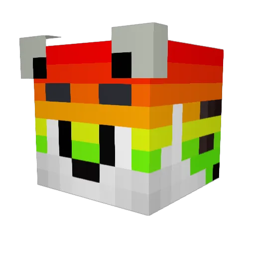 baeman69 Minecraft avatar head, 3D render