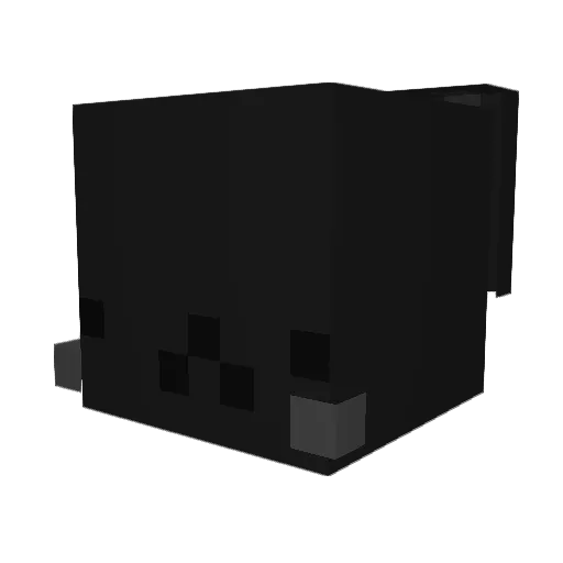 baesan Minecraft avatar head, 3D render