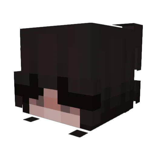 baew Minecraft avatar head, 3D render