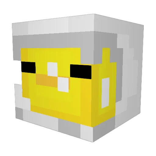 bafflingbumble Minecraft avatar head, 3D render