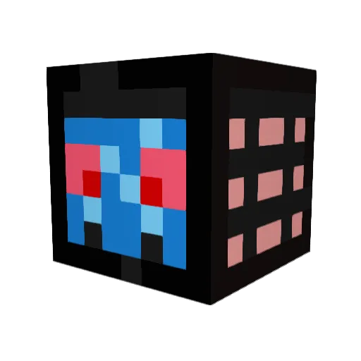 baffybuck Minecraft avatar head, 3D render