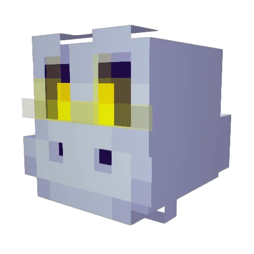 bag_of_cheese Minecraft avatar head, 3D render