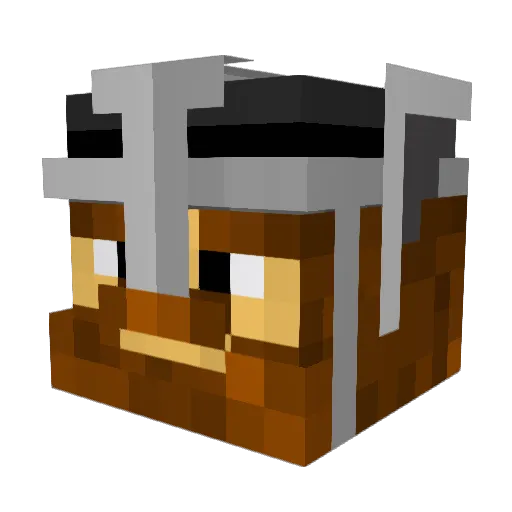 bagarre99 Minecraft avatar head, 3D render