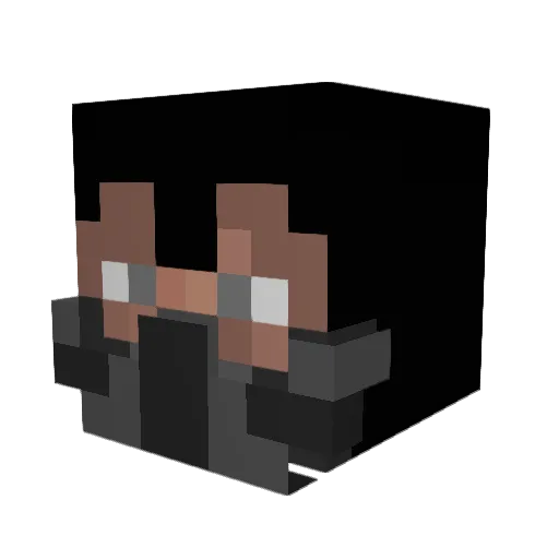 bagel22 Minecraft avatar head, 3D render