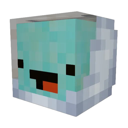 bagelglazed Minecraft avatar head, 3D render