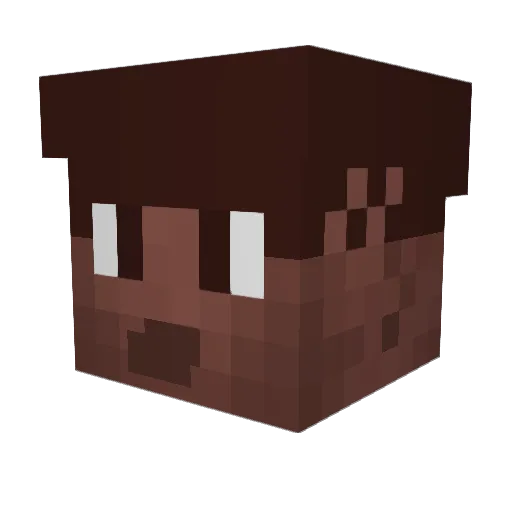 baggedhammy Minecraft avatar head, 3D render