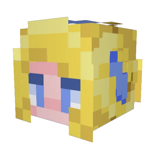 bagginsboys2 Minecraft avatar head, 3D render