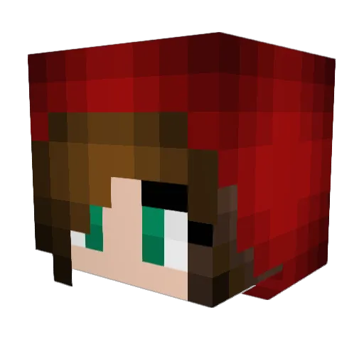 bagoly123 Minecraft avatar head, 3D render