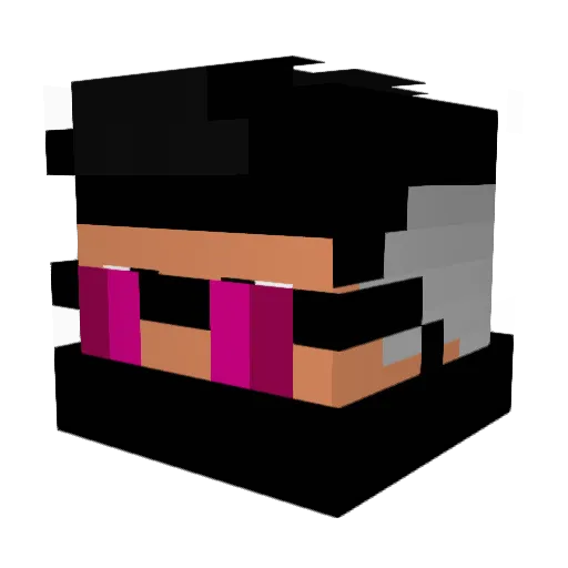 bagre321 Minecraft avatar head, 3D render