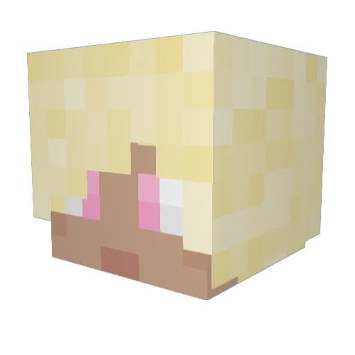 bagu94 Minecraft avatar head, 3D render