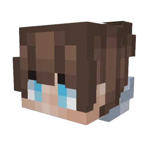 baikai520 Minecraft avatar head, 3D render