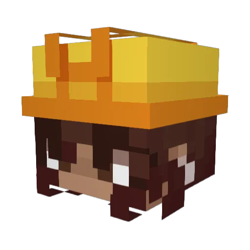 baileafey27 Minecraft avatar head, 3D render
