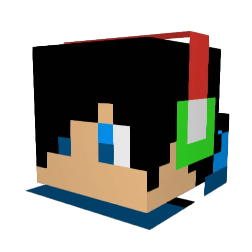bailey199989 Minecraft avatar head, 3D render