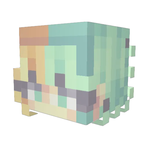 bails728 Minecraft avatar head, 3D render