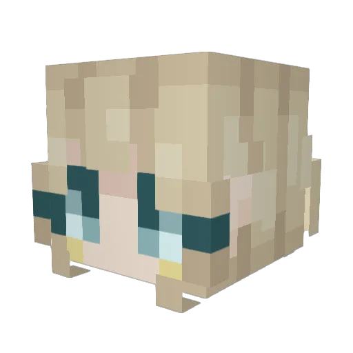 bailzer01 Minecraft avatar head, 3D render