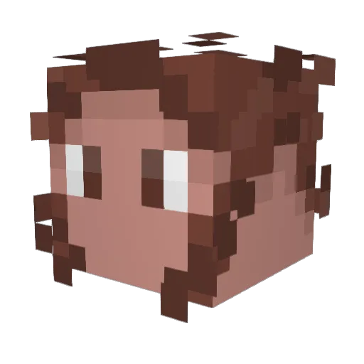 baintz13 Minecraft avatar head, 3D render