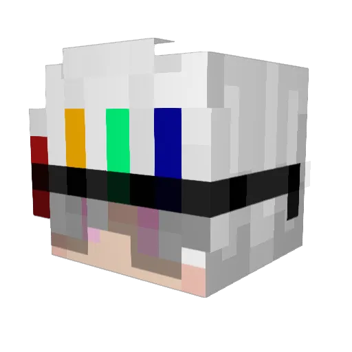 baipiao12 Minecraft avatar head, 3D render