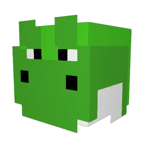 baited_lol Minecraft avatar head, 3D render