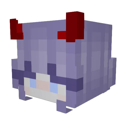 bajablxstlover Minecraft avatar head, 3D render
