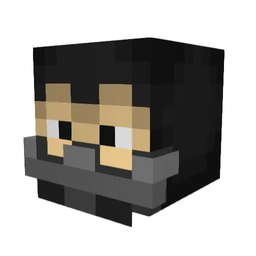 bajka95 Minecraft avatar head, 3D render