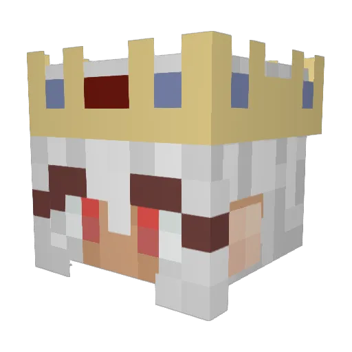 bakedbean88 Minecraft avatar head, 3D render