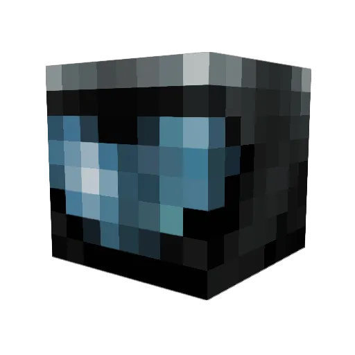 bakersdog Minecraft avatar head, 3D render